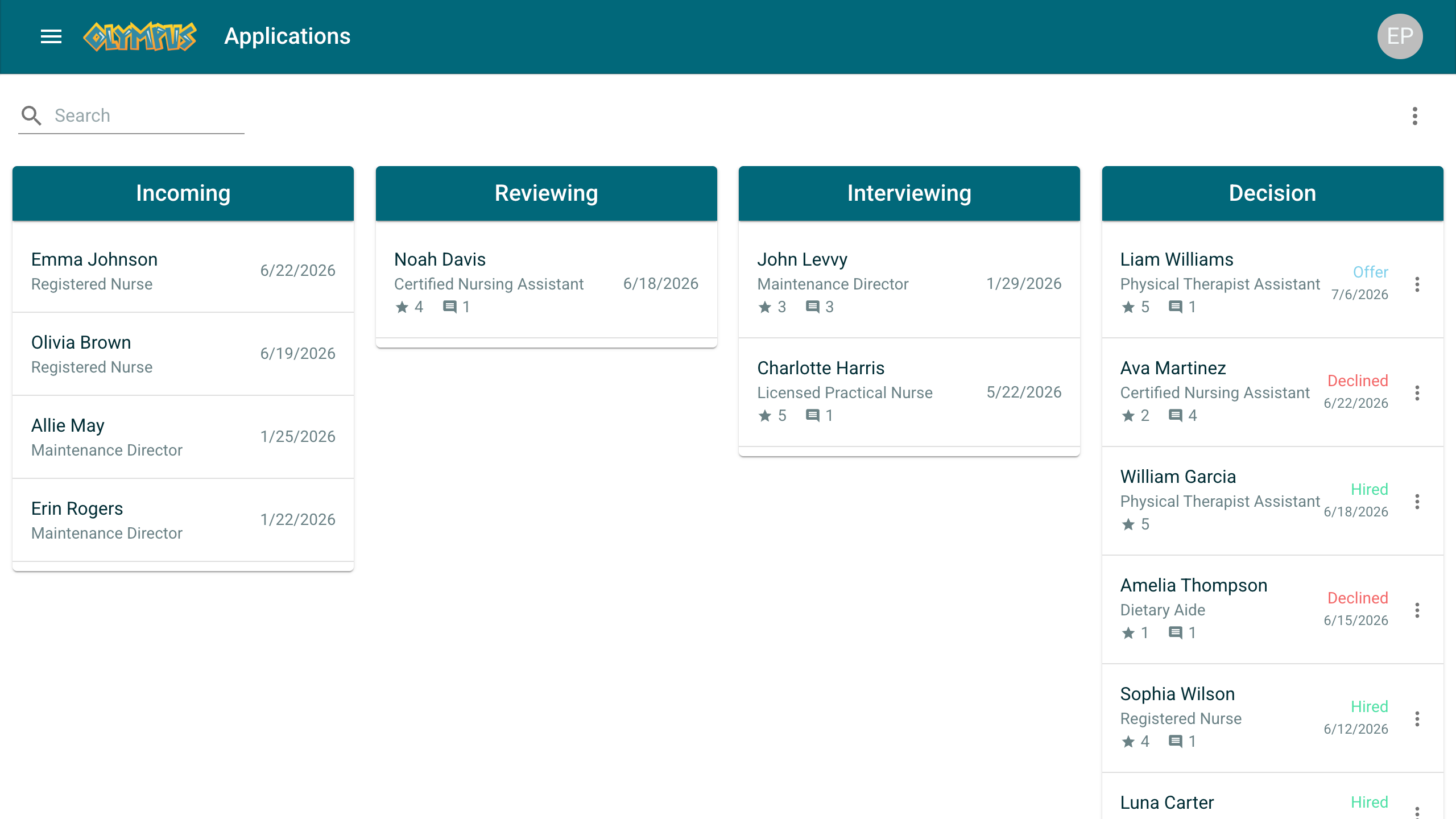 Onboarding & ATS screenshot